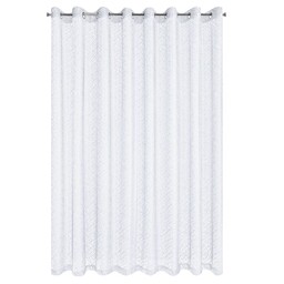 Eurofirany Firana 300x250 Amanda biała z nieregularnej siateczki