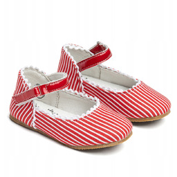 Baleriny baletki materiałowe dziecięce niemowlęce Rzep lekkie Wojtyłko