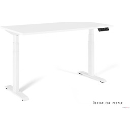 Biurko regulowane elektrycznie ACTIVE I Unique Biały, Biały,
