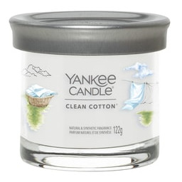 Yankee Candle Clean Cotton Signature Tumbler Świeca zapachowa