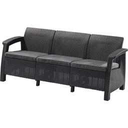 KETER Sofa ogrodowa Cofru Love Seat 3 osobowa