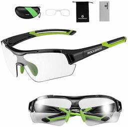ROCKBROS Okulary sportowe przeciwsłoneczne z fotochromem i wkładką
