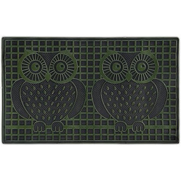 Relaxdays Wycieraczka gumowa, sowy, 75 x 45 cm,