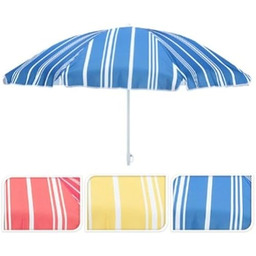 BigBuy Outdoor Parasol plażowy w paski Ø 180