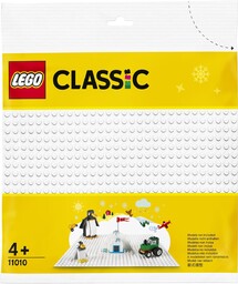 LEGO Classic, klocki Biała Płytka Konstrukcyjna, 11010