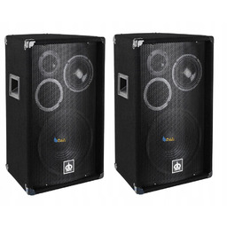 Mocne Kolumny Estradowe Głośniki 600 Watt Zestaw