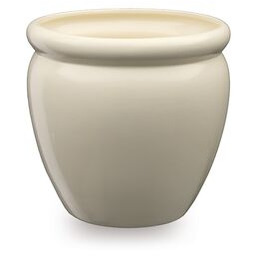 Donica ceramiczna MUZA 5 J1000 28 cm ecru