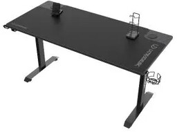 Ultradesk MOMENTUM 152cm Czarny Biurko gamingowe