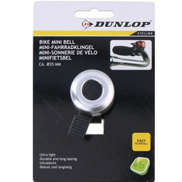 DUNLOP Dzwonek rowerowy Gruszka 417165 Srebrny RABAT