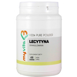 Lecytyna w Proszku Granulowana NON-GMO, Myvita, 400g