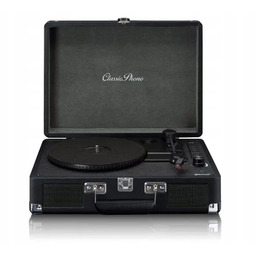 Gramofon paskowy manualny Lenco TT-115BK Bluetooth Walizka Głośnik