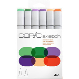 COPIC Sketch Marker Set "Secondary Tones" z 6