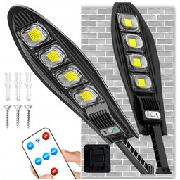 Lampa Solarna Zewnętrzna Led Uliczna Z Czujnikiem Ruchu