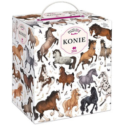 CzuCzu Puzzlove Konie 200 elementów