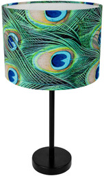 Lampa stołowa Vert 1xE27 Max.40W Czarny metal/Czarny kabel