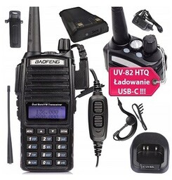 Krótkofalówka Baofeng UV-82 HTQ USB-C