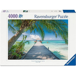 Erwachsenenpuzzle 4000 Teile - Traumstrand auf den Malediven