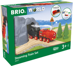 Brio, Zestaw z Kolejką na parę na baterie,