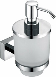 Vitalle BRESSO dozownik do mydła szkło mrożone chrom