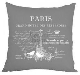 Poduszka ozdobna Paris szara