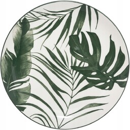 Komplet Talerzy Deserowych Talerz Monstera Liście