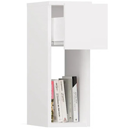 Elior Zestaw 2 szt. białych szafek nocnych D1-T72