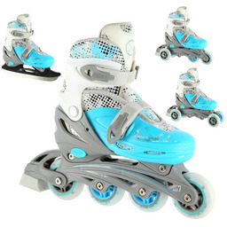 NILS Łyżworolki Rolki Łyżwy Regulowane Dla Dzieci -