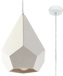 Sollux Ceramiczna lampa wisząca SL.0844 do przedpokoju biała