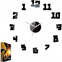 Zegar ścienny w stylu nowoczesnym akrylowy crazy clock