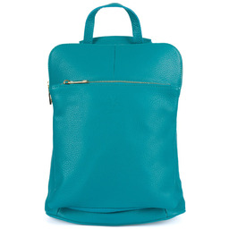 Plecak skórzany torebka 2w1 Vera Pelle S40 morski