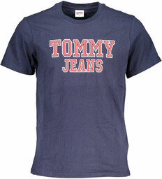 MĘSKI NIEBIESKI T-SHIRT Z KRÓTKIM RĘKAWEM TOMMY HILFIGER