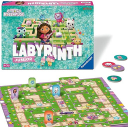 Ravensburger - Gabby''s Dollhouse Junior Labyrinth, gra labiryntowa,