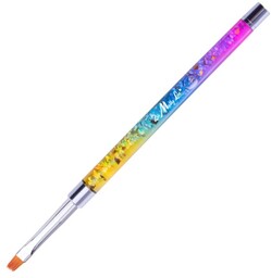 Pędzelek do żelu kwadratowy Pro Gel Rainbow MollyLac