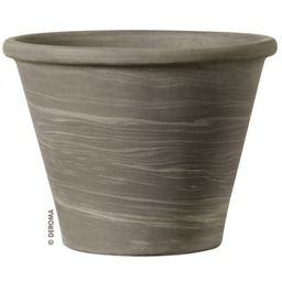 Doniczka ceramiczna Vasum Duo Bianco GRAFITE 37 cm