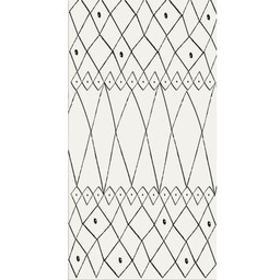 Dywan Casa 80 x 150 cm aztecki biało-czarny