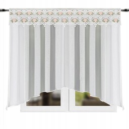 Firany Gotowe Łuk 200 x 160 Szeroka Gipiura