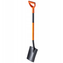 Łopata Szpadel Prosty 125cm Metalowy Ogrodowy Ergonomiczny Hartowany