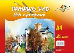S''COOL Blok Rysunkowy A4 - Szkicownik 90 g/m
