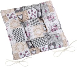 Bellatex Siedzisko DITA pikowane Patchwork love, 40 x