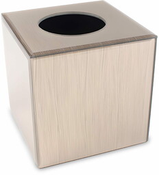 Pudełko na chusteczki chustecznik szklany glamour 15x15x15cm 169335