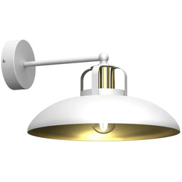 Kinkiet nowoczesny FELIX WHITE-GOLD 1xE27 MLP7702-Milagro