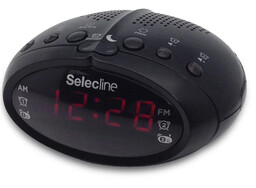 Selecline - Radiobudzik CT303 czarny