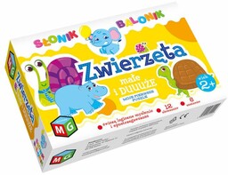 Multigra Moje pierwsze puzzle Słonik Balonik Zwierzęta małe