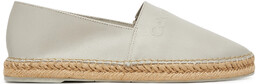 Espadryle Calvin Klein Espadrille Lth HM0HM01882 Szary