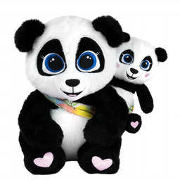 Interaktywna Panda Mami I Dziecko Panda Baobao Huggy