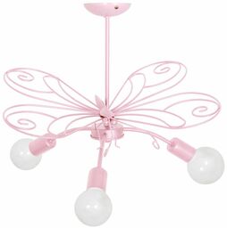 Milagro MOTYL 2 PINK MLP3933 żyrandol metalowy różowy