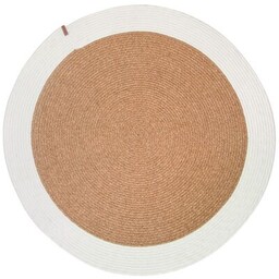 Dywan okrągły Dona 100 cm brązowo-biały