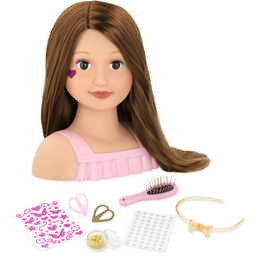 Głowa lalki do czesania Talia doll face Our