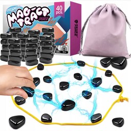 MAGNETYCZNA gra planszowa strategiczna MAGNETYCZNE KAMIENIE SZACHY 40