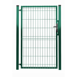 Furtka panelowa Zielona 6005 ogrodzeniowa 3D 153cm